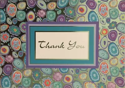 Papyrus OR Marcel Schurman- Thank You- Murano Glass Style Design- Foil • $4.25