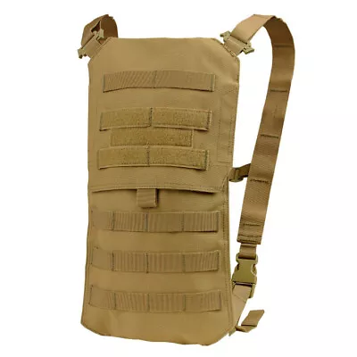 Tan Molle Tactical Oasis Hydration Backpack Pack Water Bladder Carrier Holder  • $45.50