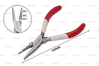£7.99 • Buy 2 Toned 3 Step Chain Nose Pliers Wire Looping Wrapping Bending 5-3/4'' Jewellery