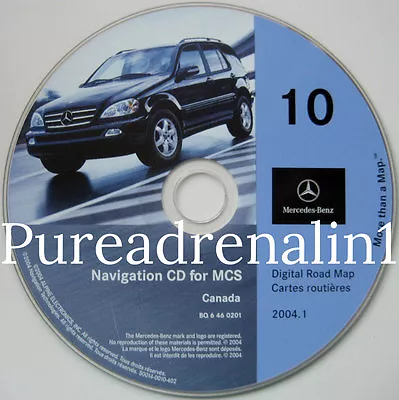 2001 2002 Mercedes Benz M Ml320 Ml430 Ml55 Navigation Map Gps Disc Mcs Cd Canada • $40