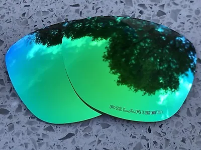 Etched Polarized Emerald Green Mirrored Replacement Lenses For Oakley Frogskins • £12.99