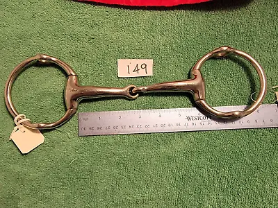 Horse Bit English Egg Butt Cheltingham Gag New 5 1/2 In Mouth With 3 1/2 In Ring • $95