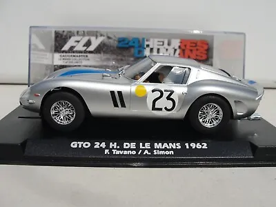 £49.99 • Buy Fly Ferrari 250 Gto '24h De Le Mans 1962' Silver  #23  Elmo3  1.32 Slot  Bnib