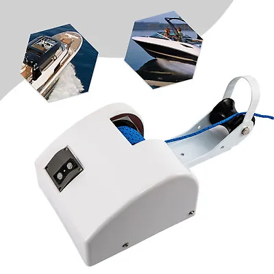 Durable Saltwater Boat Marine Electric Anchor Winch With Wireless Remote White • $178