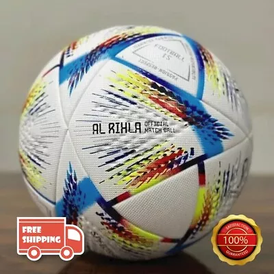 Al Rihla FIFA World Cup Qatar 2022 Match Ball Football | Soccer Ball Size 5 • $29.50
