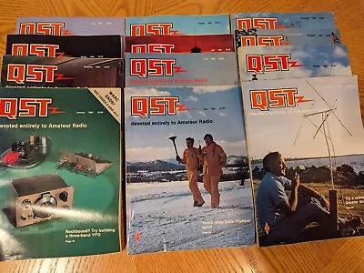 QST Magazines Full Year - 1980 Plus Extra 4 Issues (Jan Mar April And May) • $14.99