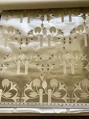 Vintage 1973 Metallic Wallpaper 2 Rolls Art Deco Nefertiti First Editions • $250