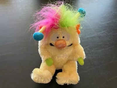 Vintage Monster Maniacs Yellow Animated Plush Toy- Gemmy- 2007- Works • $20