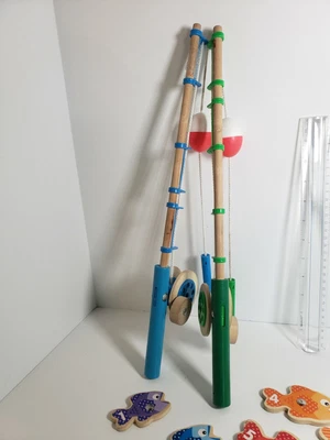 £14.71 • Buy  Melissa And Doug Magnetic Fish Fishing Pole & Counting Fish Wooden Fish Game