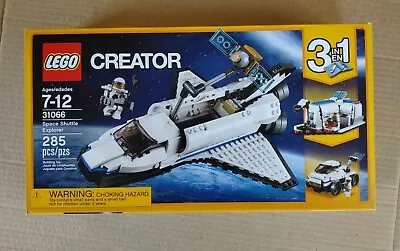 $44.77 • Buy LEGO Creator 3in1 31066 Space Shuttle Explorer Retired Set New In Sealed Box
