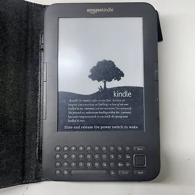 Amazon Kindle Keyboard 3rd Gen - 2GB - D00901 • $29.99