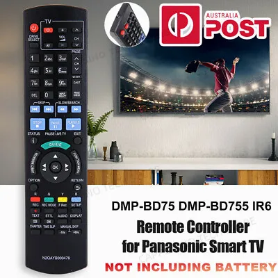 For PANASONIC Replacement Remote Control TV DVD Blue Ray DMP-BD75 DMP-BD755 IR6 • $15.12