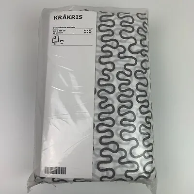 IKEA KRAKRIS King Size 240cm X 220cm Duvet Cover 4 Pillowcases 202.504.51 • £25