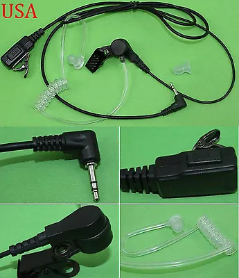 FBI Style Headset/Earpiece Mic For Motorola Walkie Talkie Talkabout Radio • $8.99