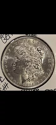 1886 Morgan Silver Dollar BU Gem UNC 90% Ag U.S. Mint Rare Coin W/Gift Pouch • $28