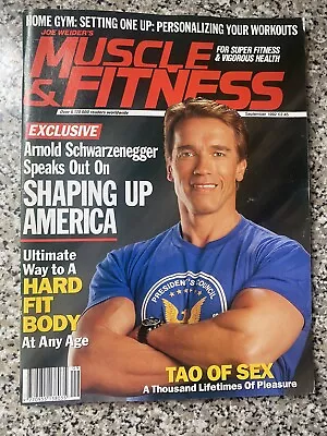 £6 • Buy Muscle & Fitness Magazine September 1992 Cover: Arnold Schwarzenegger.