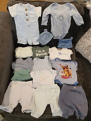 Huge Baby Boy Clothes 0-3 Months Bundle Designer • £8.99