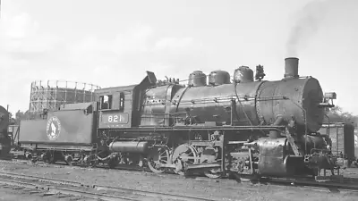 Great Northern GN Railroad 821 0-8-0 Minneapolis MN 7-53 Negative 5831 • $14.99