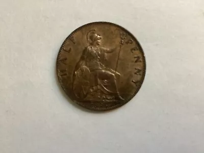 Victoria 1896 Half Penny Bronze Coin • £1.50