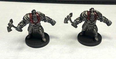 $11.90 • Buy D&D Miniature  ORC Lot Of 2 WIZZARDS D & D Mini 1 3/8 Inches Menagerie
