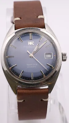 IWC Schaffhausen Yacht Club Blue Vintage *RARE* Men's Automatic Watch R811 • $3323