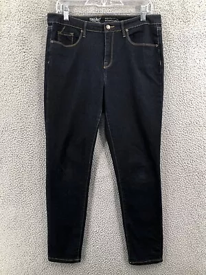Mossimo Skinny Jeans High Rise Women's 10/30 Stretch Dark Wash Blue Denim 5119 • $19.95