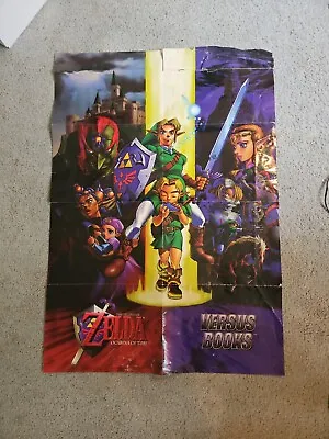 1998 Nintendo N64 Legend Of Zelda Ocarina Of Time Poster  • $39