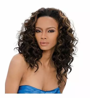 Kenya - Outre Quick Weave Synthetic Half Wig Long Curly Style • $21.25