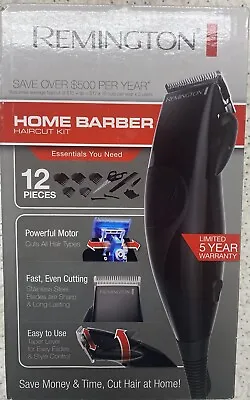 Remington 12 Piece Home Barber Haircut Kit Trimmer Clipper Shaver Razor New • $30.53