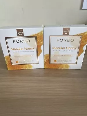 FOREO Manuka Honey UFO Activated Facial Mask For Dull & Fatigued Skin 6 Pack Duo • £28