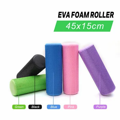 $19.98 • Buy VIVVA 30-90CM Pilates Foam Roller EVA Physio Yoga Fitness GYM Exercise Training