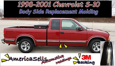 1998-2001 Chevrolet S10 Blazer Body Side Chrome Molding Oem Replacement Trim • $83.88