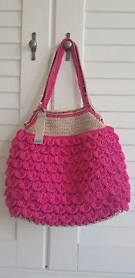 Ollie & Nic Pink Crochet Bag • £29.95