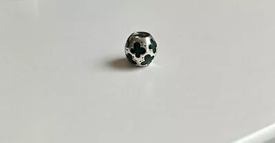 Pandora Green Enamel Butterfly Charm Sterling Silver - Retired - Free Post InAus • $35