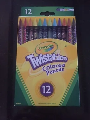 Crayola Set Twistables Pencils 12 Plus 12 X Washable Markers  Brilliant Colours  • £11.26