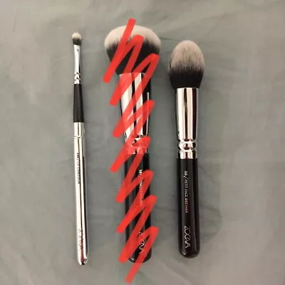 Zoeva Makeup Brush Pack (330 Lip Contour 107 Powder Polish 135 Face Definer) • $35