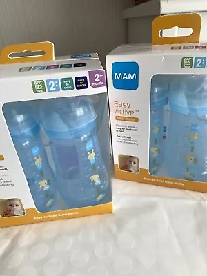 Baby Bottles. Mam. 2 Months Plus. 2 Packs Of 2. New • £22