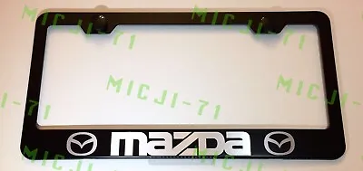 Mazda Stainless Steel License Plate Frame Rust Free W/ Bolt Caps • $11.85