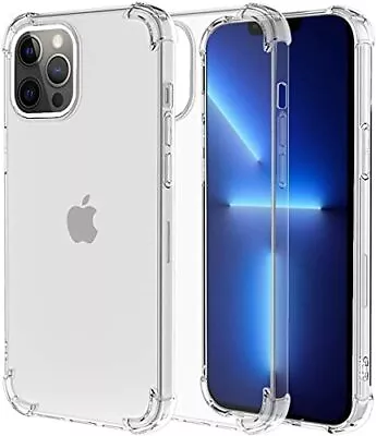 For IPhone 15 14 13 12 11 Pro XS MAX XR 8 7 6 Clear Shockproof Bumper Case Cover • $6.96