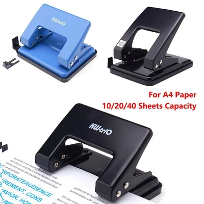 Capacity 6mm Scrapbook 2 Hole Puncher Paper Punch Loose Leaf Puncher For A4 • $17.48