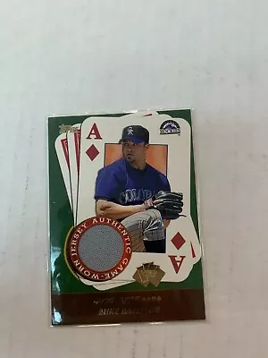 Mike Hampton 2002 Topps Baseball Jersey Card #5A-MH • $6