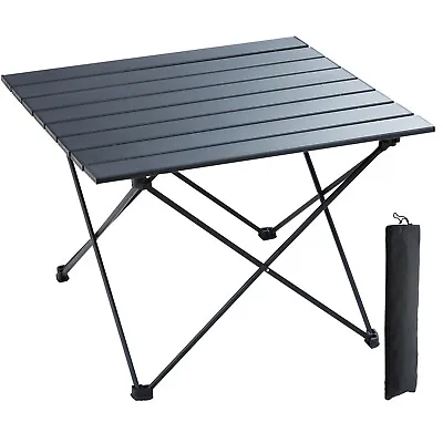 VEVOR Folding Portable Camping Table Aluminum Outdoor Picnic Table Carry Bag • £19.19