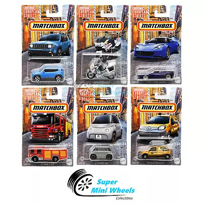 Matchbox 1:64 European Streets 2024 - 6 Cars Set • $14.99