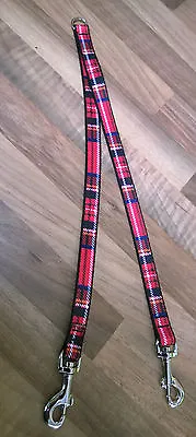 Tartan Dog Splitter Walk 2 Dogs On 1 Lead. //)) • £5.19