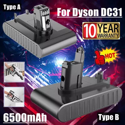 6500mAh Battery For Dyson DC31 Type A/B DC34 DC35 DC44 DC45 Animal Slim 18172-05 • $34.98