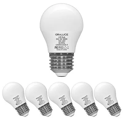 A15 LED Bulb 5 Watts Daylight White 5000K40W Equivalent Table Lamp Bulb E26 S... • $21.87