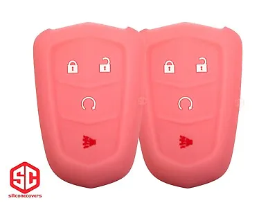 2x New KeyFob Remote Fobik Silicone Cover Fit / For Select GM CADILLAC Vehicles • $12.95