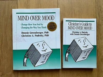 Mind Over Mood & Clinician's Guide To Mind Over Mood - C. Padesky D. Greenberger • £25.52