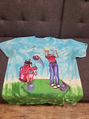 Vintage Grateful Dead PGA Golf Tshirt XL 1994 Fruit Of The Loom MADE Mexico • $70