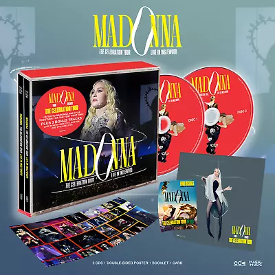 FAN KIT Madonna - The Celebration Tour (Live In Inglewood) - CDs + Poster + Card • $49.99